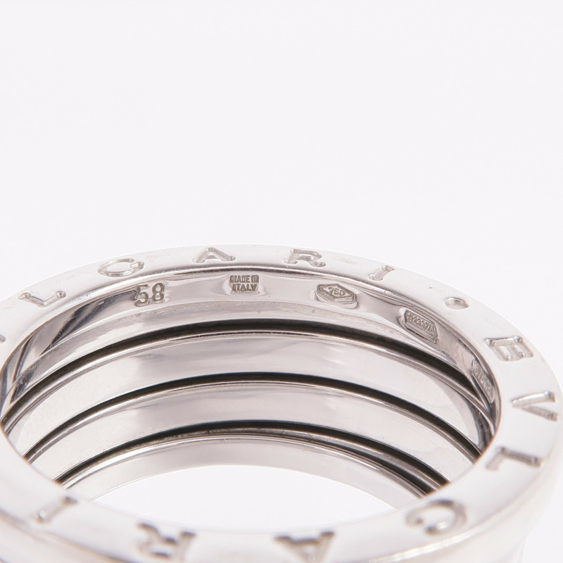 BVLGARI 18K白金B.zero1 Four-Band Ring戒指Bvlgari#58/US#8-4