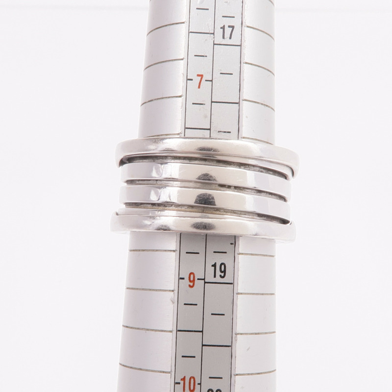 BVLGARI 18K白金B.zero1 Four-Band Ring戒指Bvlgari#58/US#8-6