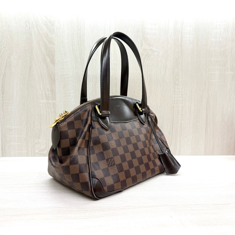 LV咖啡棋盤格Tivoli手提元寶包/N41117-2