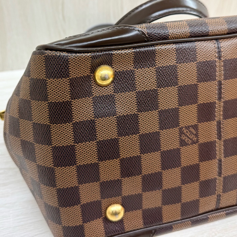 LV咖啡棋盤格Tivoli手提元寶包/N41117-7
