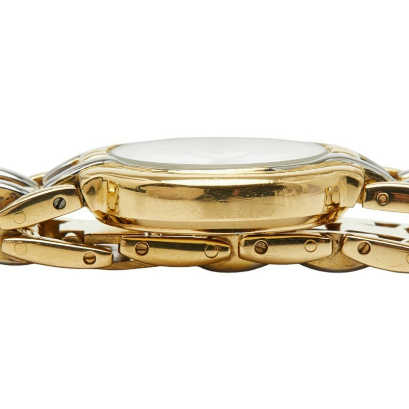 迪奧 3036 石英腕錶 白色錶盤 不鏽鋼鍍層 女士腕錶-5