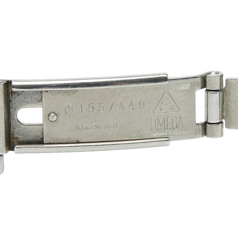 歐米茄海馬系列北極星石英腕錶，灰色錶盤，不鏽鋼錶殼，黃金錶帶，女士款，歐米茄-7