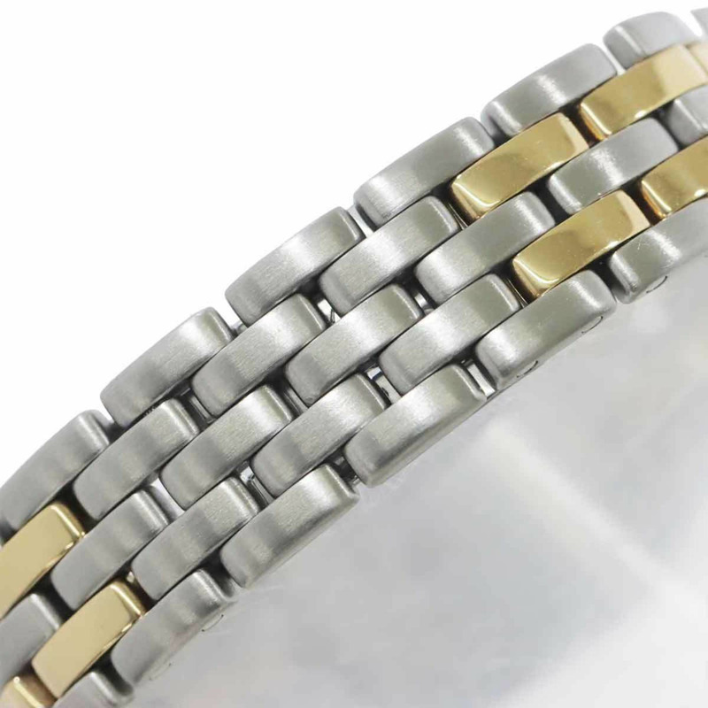 卡地亞 Panthère SM 雙排雙色女士腕錶 84083242 象牙色 18K黃金石英機芯-5