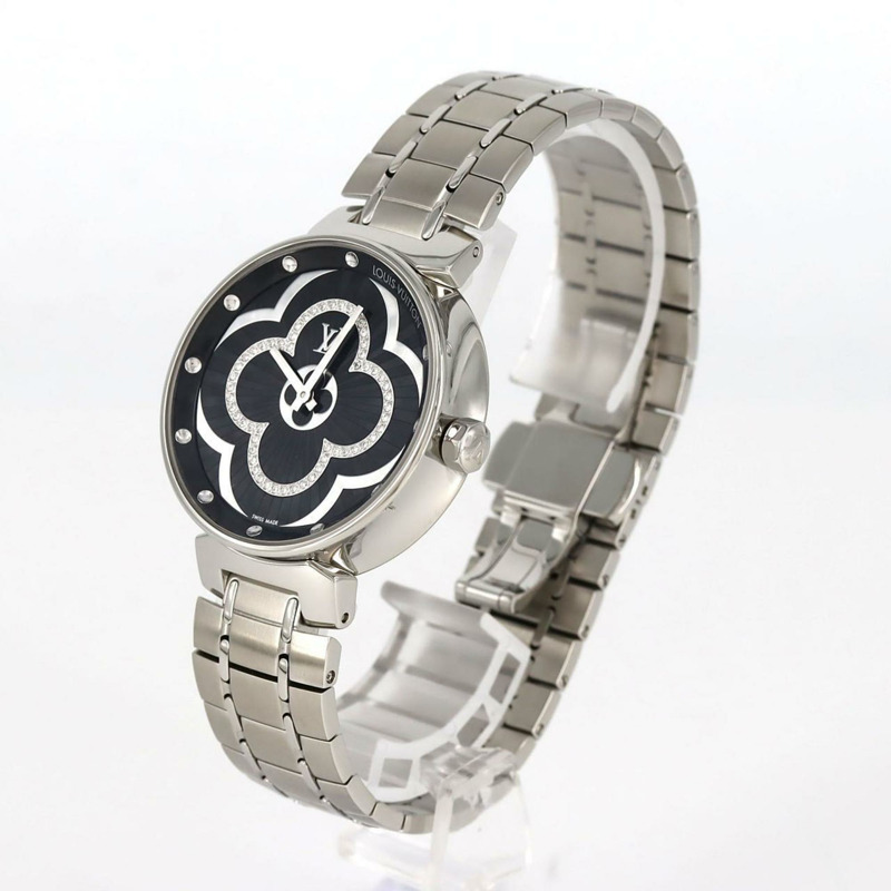 路易威登 Tambour Moon Divine QA020 不鏽鋼石英錶-1