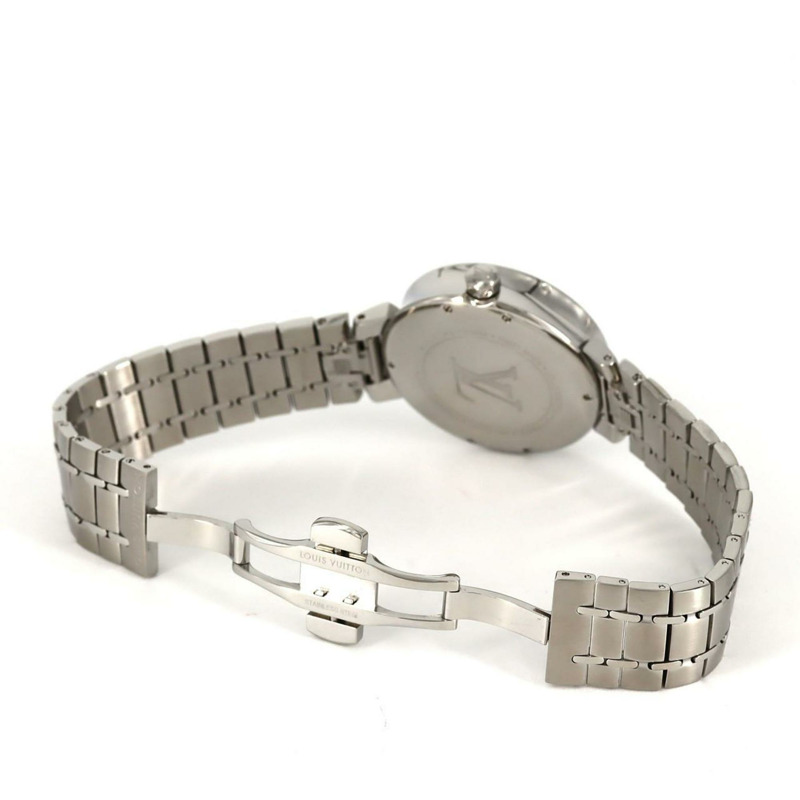 路易威登 Tambour Moon Divine QA020 不鏽鋼石英錶-7