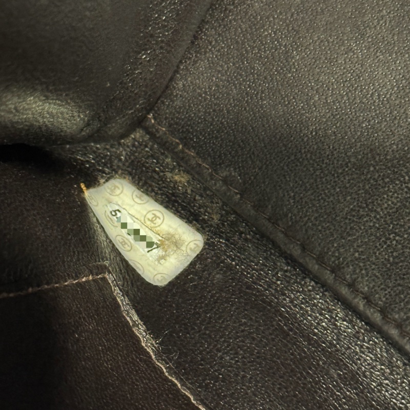 Chanel 香奈兒棕色麂皮單肩托特包 Tote 中古 Vintage-13