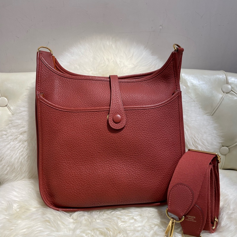 Hermès Evelyne 29 金扣 南瓜橙-1
