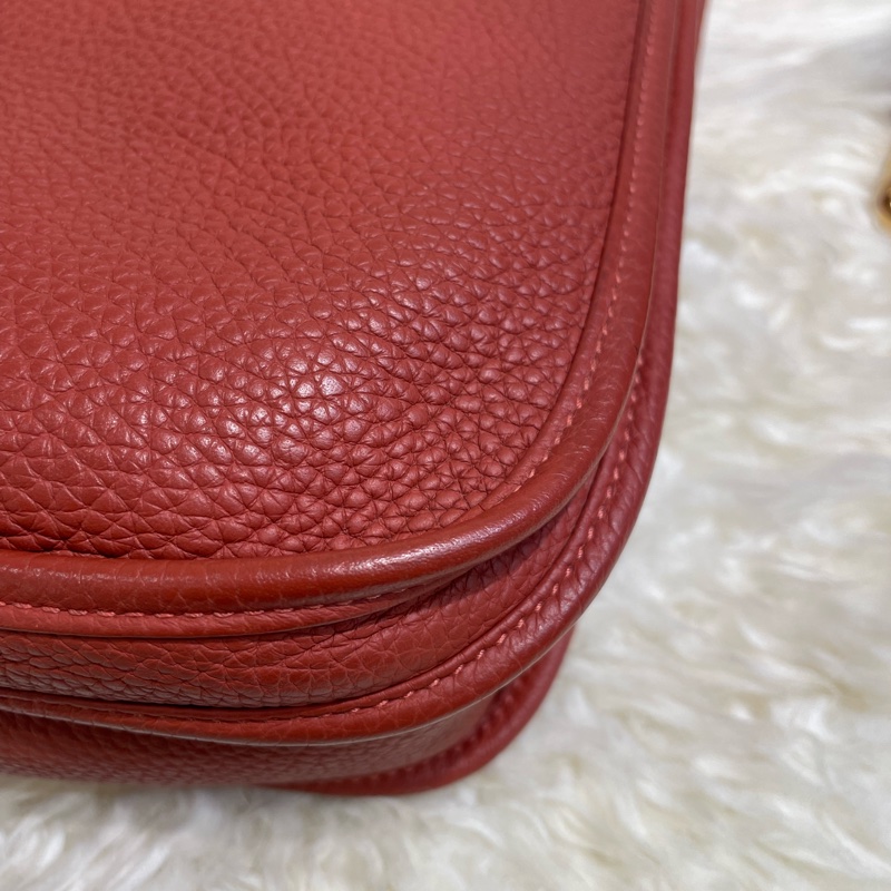 Hermès Evelyne 29 金扣 南瓜橙-5