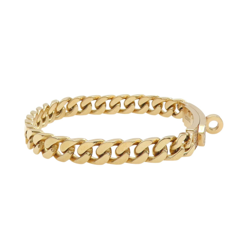 18K玫瑰金 鑽石 Kelly Gourmette 手鍊【HERMES 愛馬仕】-2