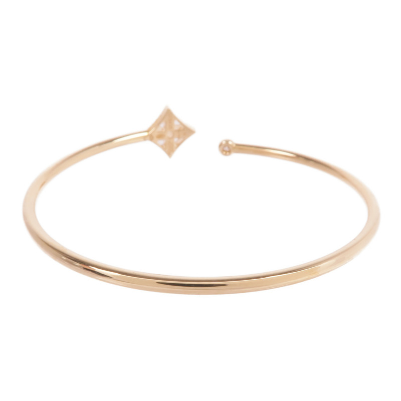 LOUIS VUITTON 18K黃金Idylle Blossom Twist Bracelet鑽石手鐲-2