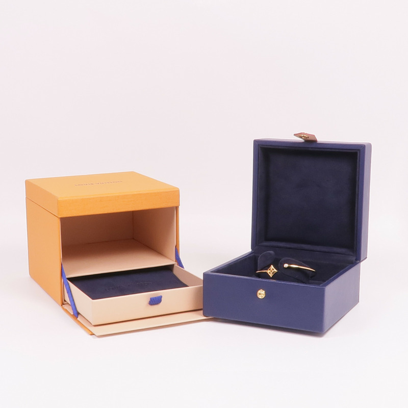 LOUIS VUITTON 18K黃金Idylle Blossom Twist Bracelet鑽石手鐲-6