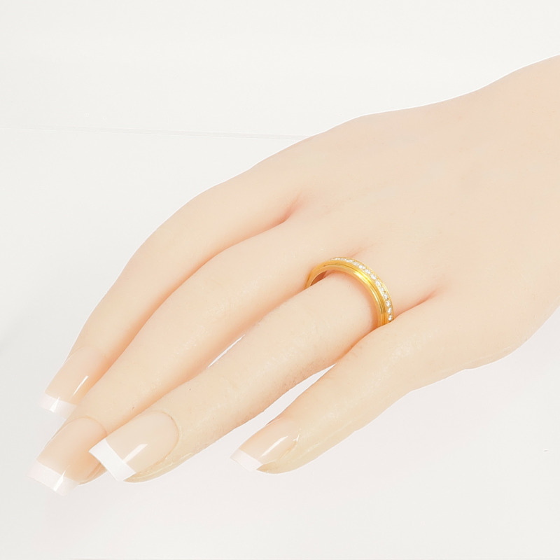 PIAGET 18K黃金Possession鑽石戒指PIAGET#61US#9.5-7