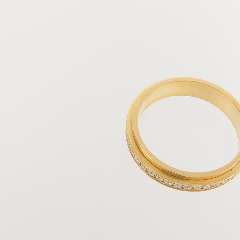 PIAGET 18K黃金Possession鑽石戒指PIAGET#61US#9.5-9