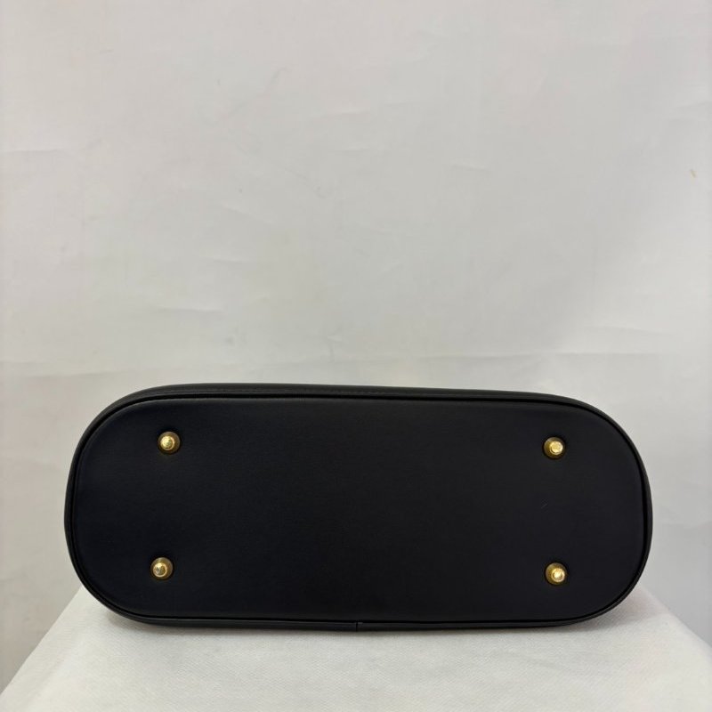 DIOR 黑全皮水桶包-4