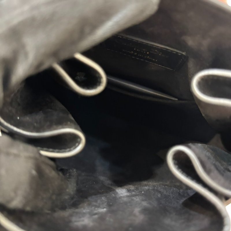 DIOR 黑全皮水桶包-7