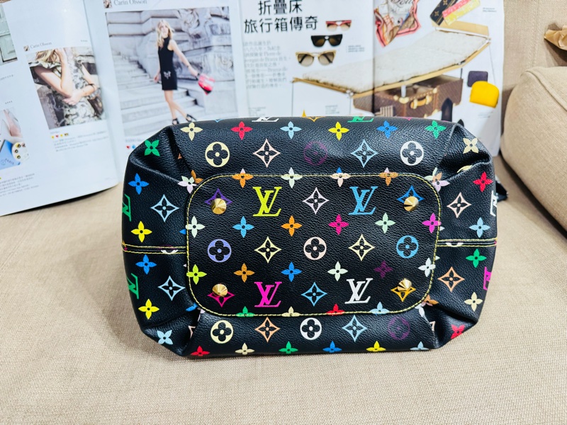 售二手真品 LV M40304 Annie黑彩蝴蝶結單肩包-14
