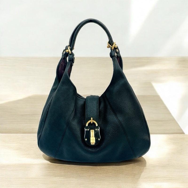 莉亞精品♡ Loewe 鎖頭hobo肩背包 二手美包-0
