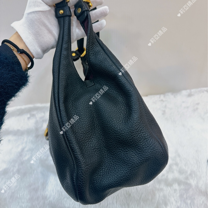 莉亞精品♡ Loewe 鎖頭hobo肩背包 二手美包-4