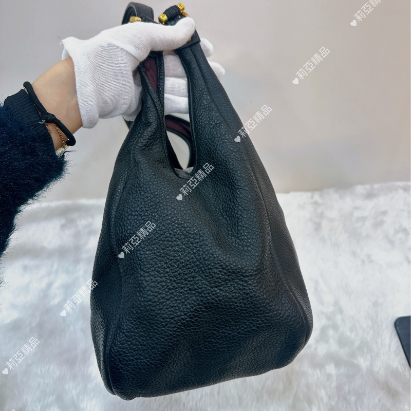 莉亞精品♡ Loewe 鎖頭hobo肩背包 二手美包-5