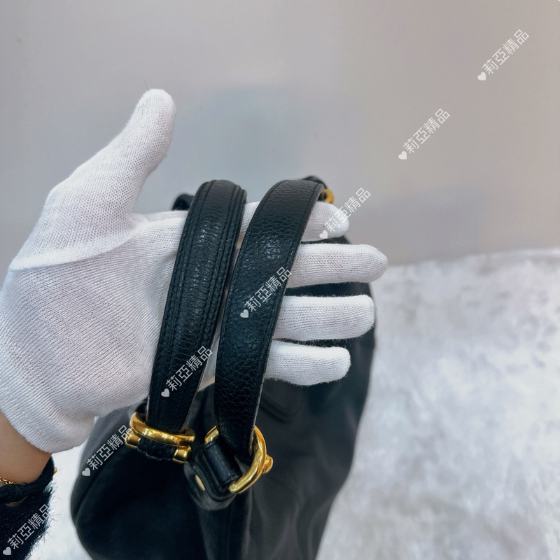 莉亞精品♡ Loewe 鎖頭hobo肩背包 二手美包-11