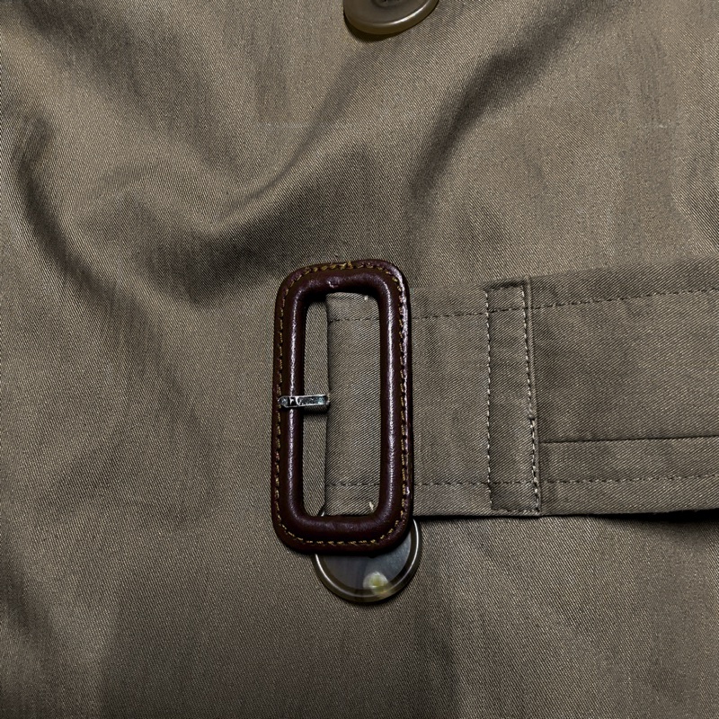 YSL Yves Saint Laurent 聖羅蘭 風衣外套 長版-6