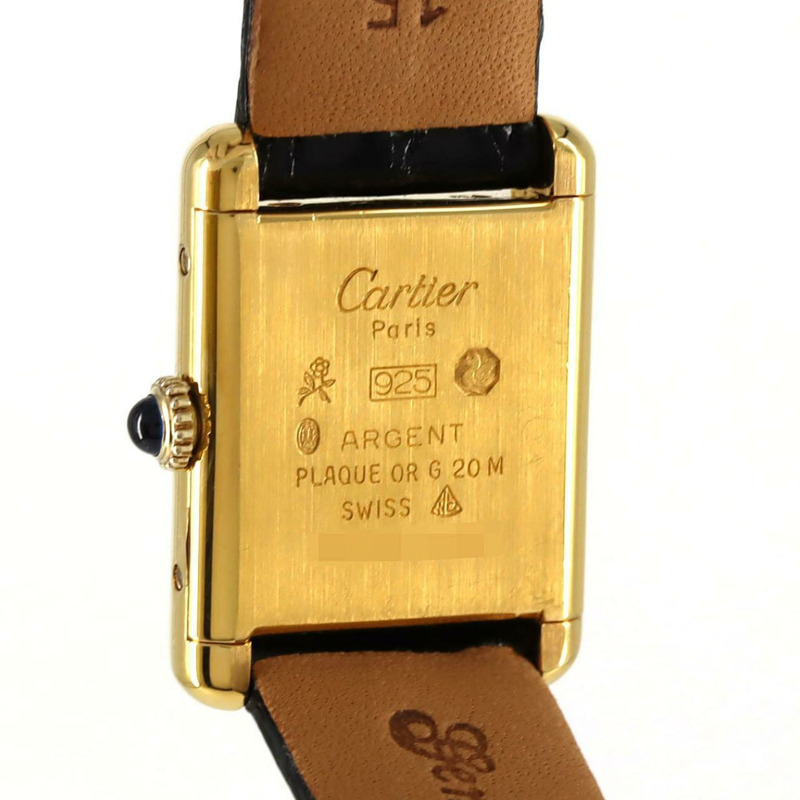 卡地亞 Must Tank SM GP 82975713 手動上鍊腕錶-2