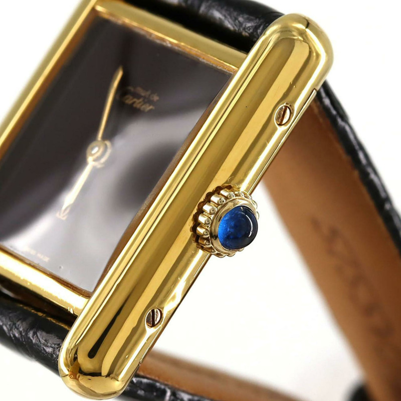 卡地亞 Must Tank SM GP 82975713 手動上鍊腕錶-4