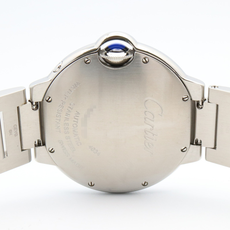 卡地亞藍氣球月相腕錶，不鏽鋼材質，男士，銀色，WSBB0021-4