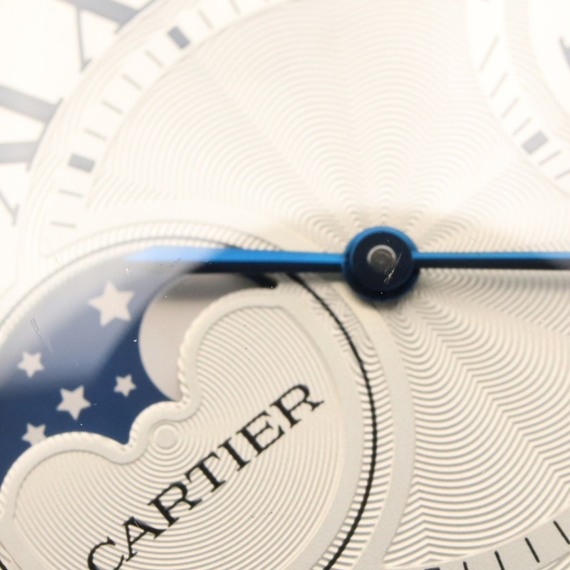 卡地亞藍氣球月相腕錶，不鏽鋼材質，男士，銀色，WSBB0021-11
