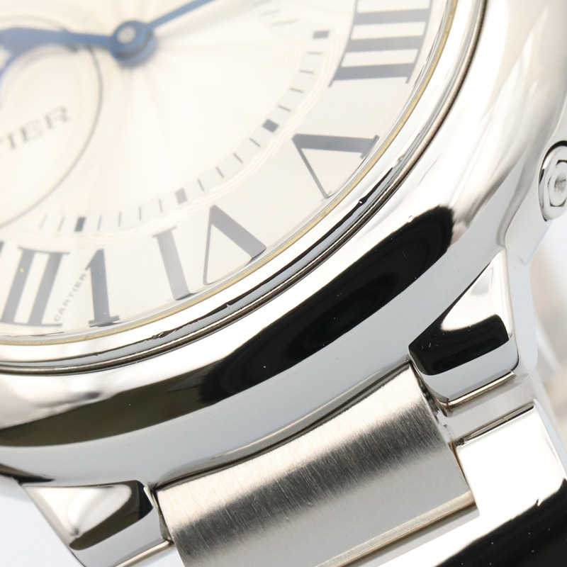 卡地亞藍氣球月相腕錶，不鏽鋼材質，男士，銀色，WSBB0021-12