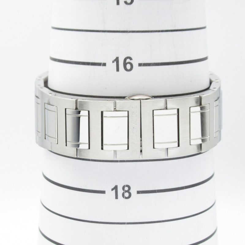 寶格麗男士不鏽鋼腕錶,黑色,BB42BSSD 自動機械錶-7