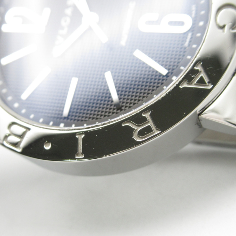 寶格麗男士不鏽鋼腕錶,黑色,BB42BSSD 自動機械錶-11