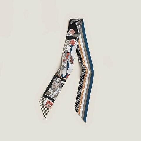 Hermes twilly 愛馬仕絲巾 全新