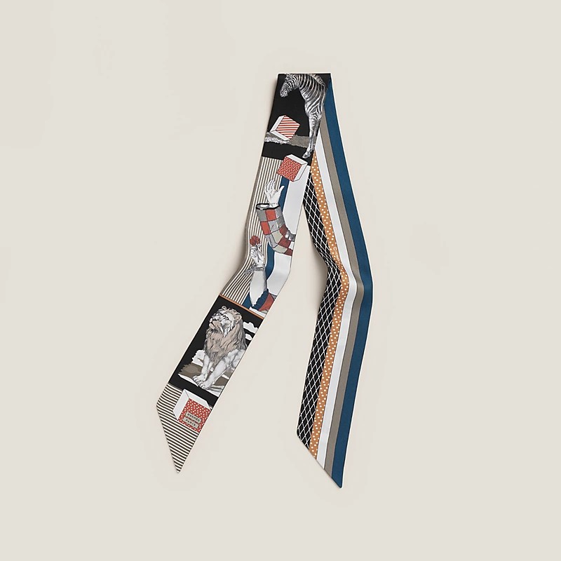 Hermes twilly 愛馬仕絲巾 全新-0