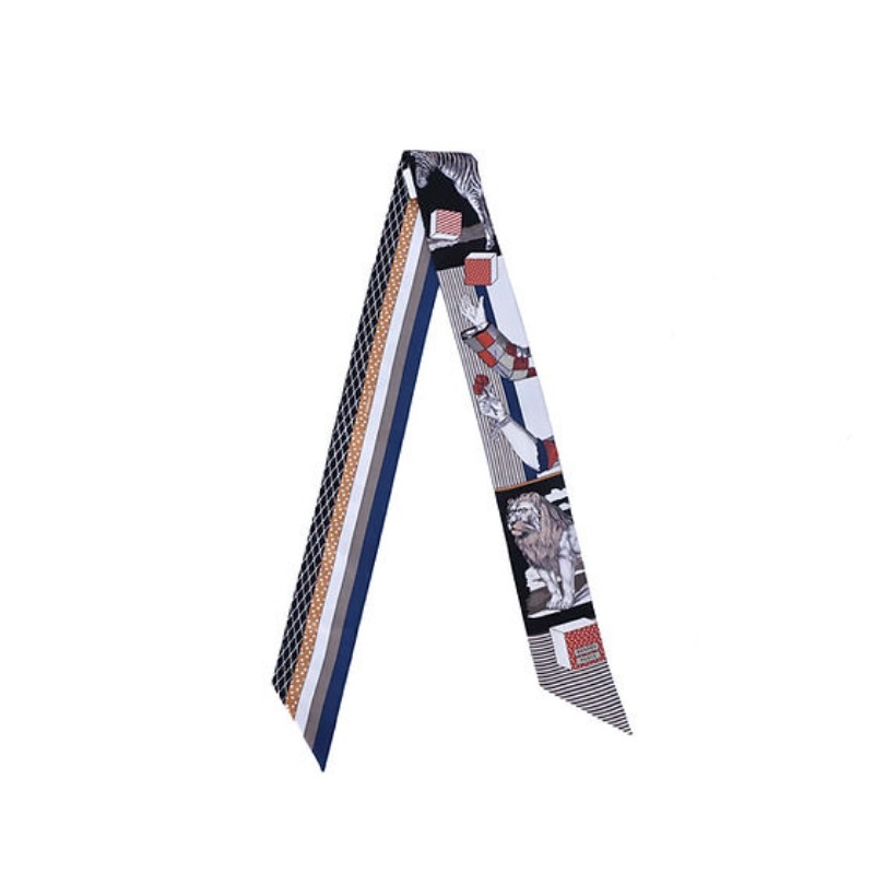 Hermes twilly 愛馬仕絲巾 全新-3