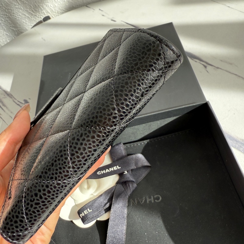 Chanel 三折荔枝短夾 都沒用-3