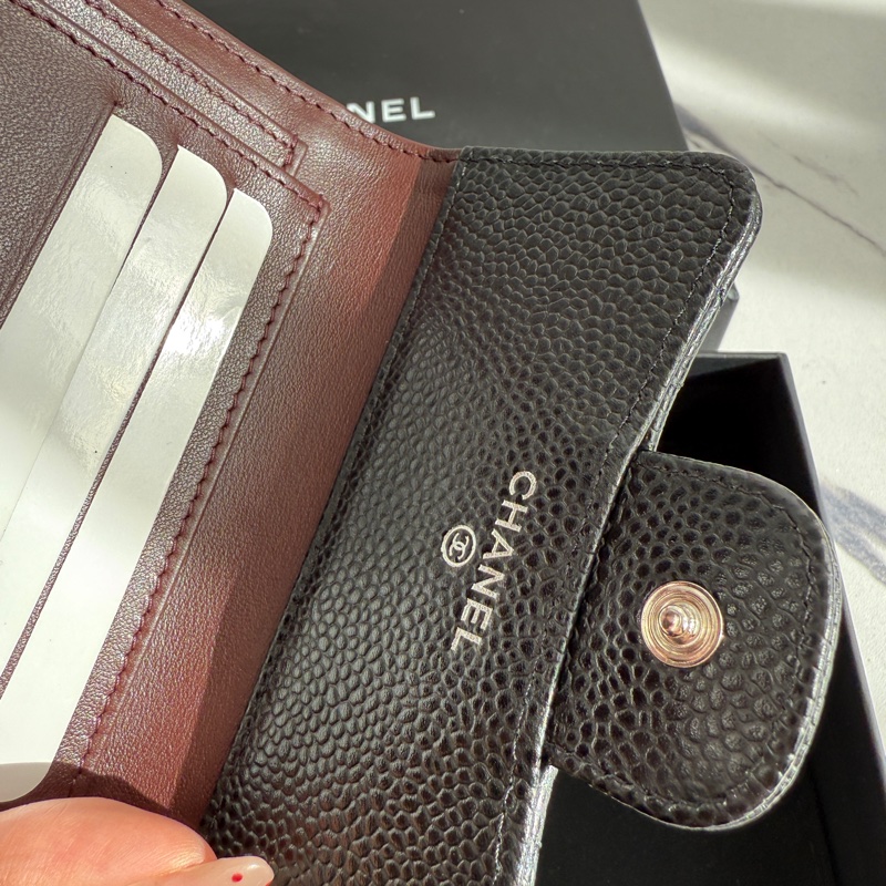 Chanel 三折荔枝短夾 都沒用-7