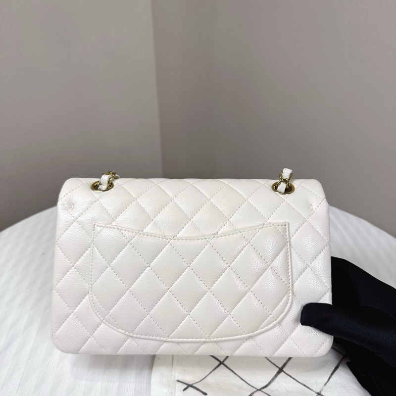 Chanel香奈兒白金CF小號牛皮晶片款24年购入-1