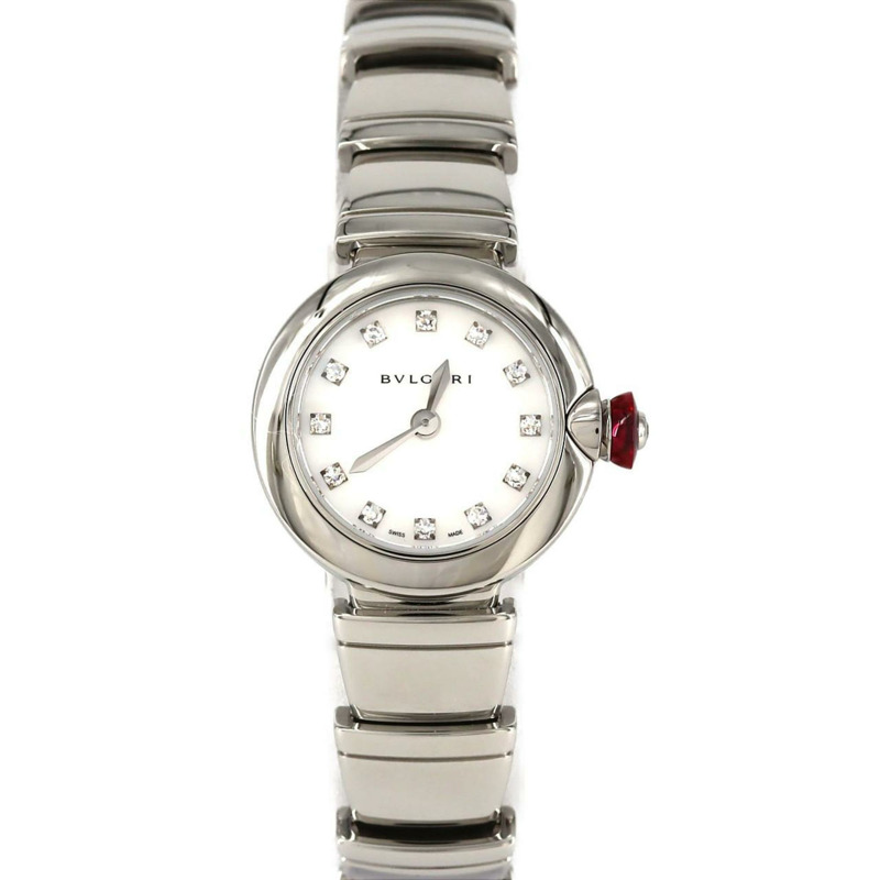 寶格麗 Piccola Chair 12P LU23S LU23WSS 12 SS 石英錶-0