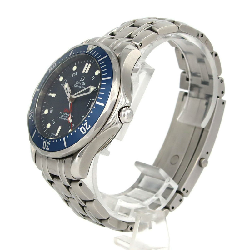 歐米茄海馬系列專業同軸GMT腕錶 2535.80 不鏽鋼自動腕錶-1