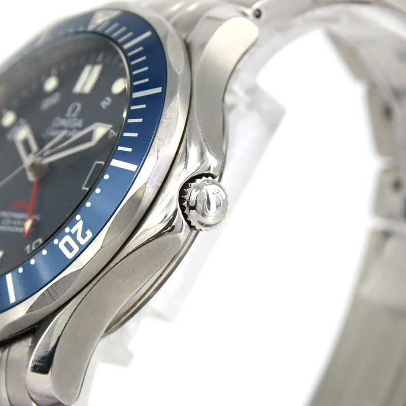 歐米茄海馬系列專業同軸GMT腕錶 2535.80 不鏽鋼自動腕錶-3