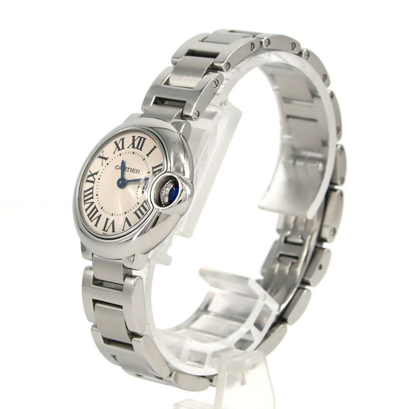 卡地亞 Ballon Bleu SM W69010Z4 不鏽鋼石英腕錶-1