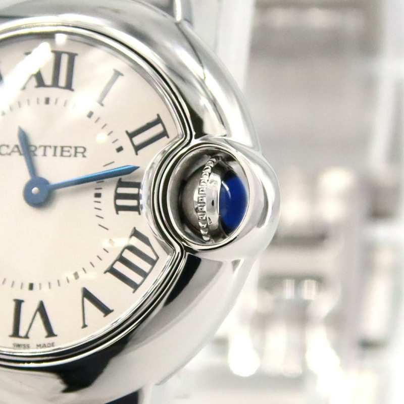 卡地亞 Ballon Bleu SM W69010Z4 不鏽鋼石英腕錶-4