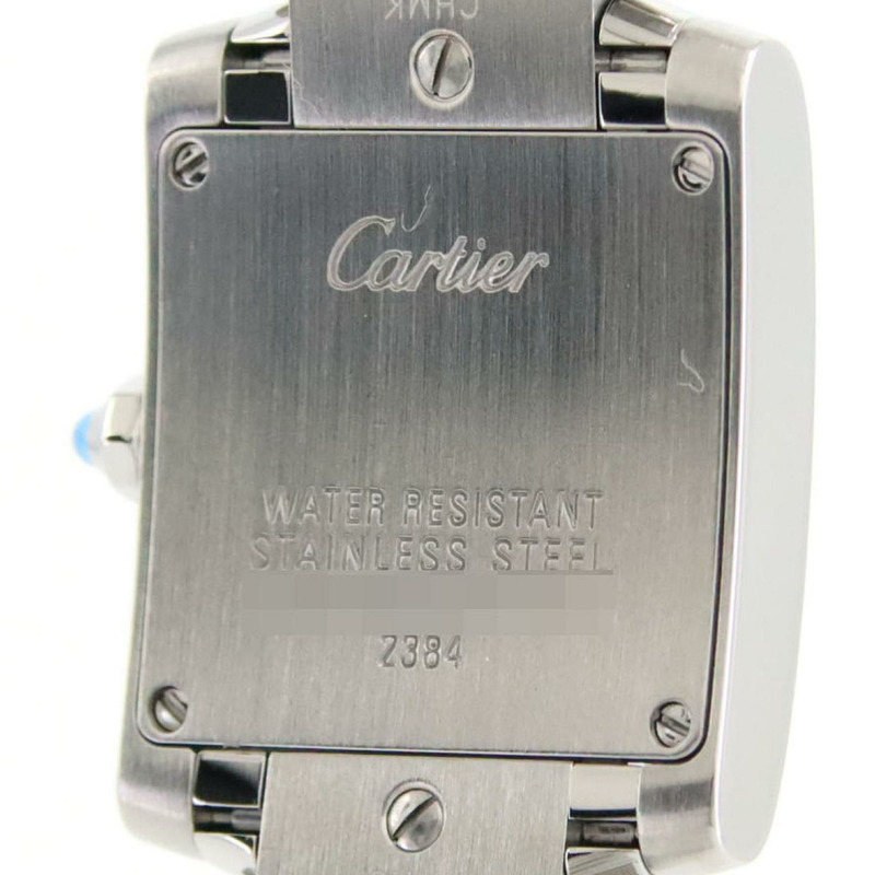 卡地亞 Tank Française SM W51008Q3 不鏽鋼石英錶-5