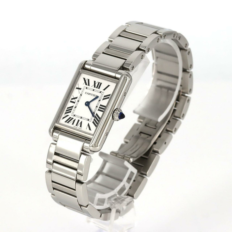 卡地亞 Tank Must LM WSTA0052 不鏽鋼石英錶-1