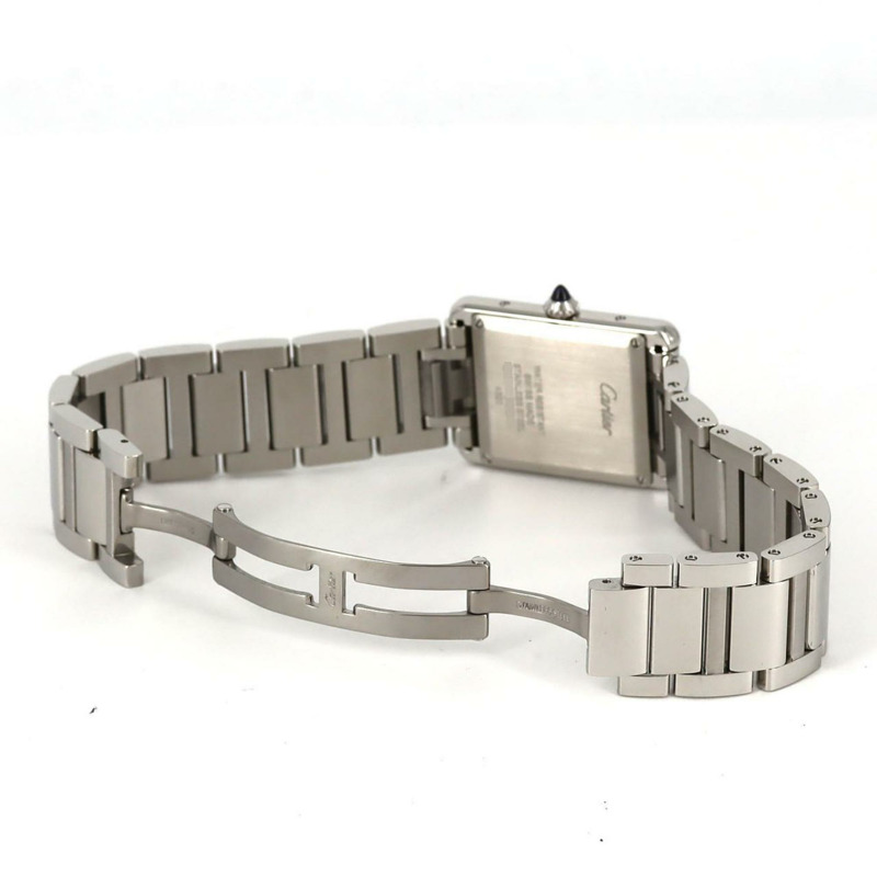 卡地亞 Tank Must LM WSTA0052 不鏽鋼石英錶-6