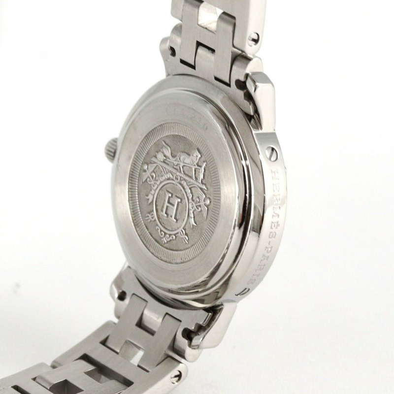 愛馬仕 Clipper CL4.210 不鏽鋼石英錶-5