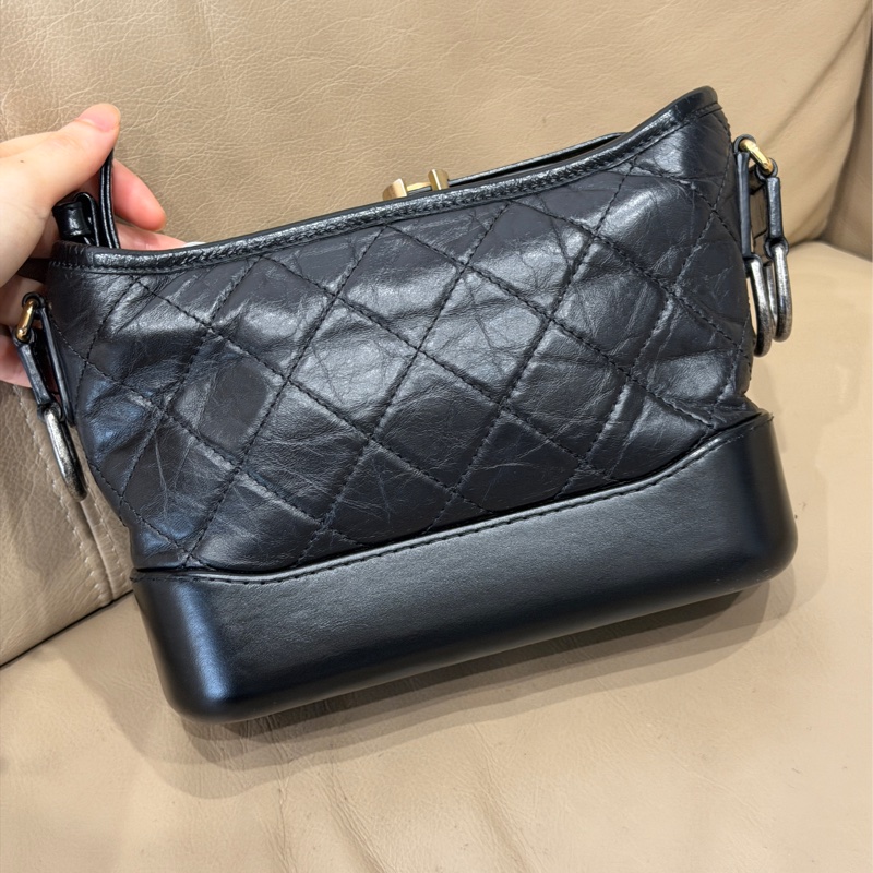 全配❤️ 香奈兒 #黑金 #流浪包 #小號 #garbrielle-6