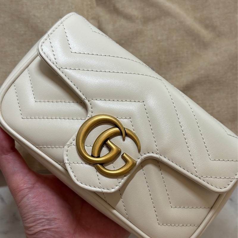 Gucci supermini 白色🤍超新全配!-6