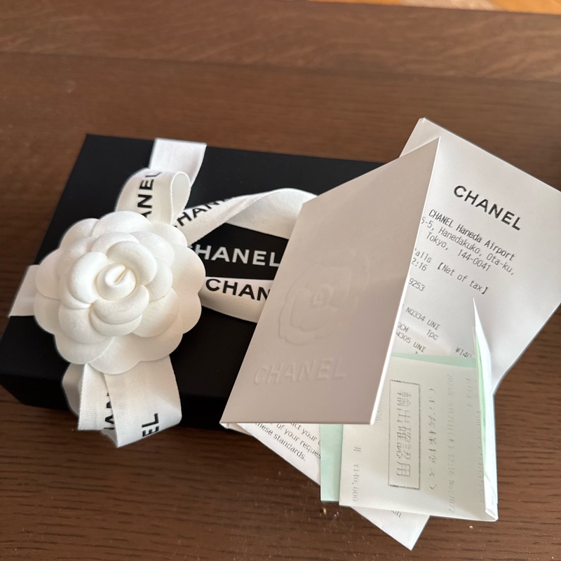 Chanel 三折短夾 晶片款 摩卡奶茶色-5